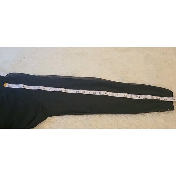 Joie Women's Large Long‎ Sleeve Smocked Blouse Sheer Long Sleeves Black NWOT - Picture 12 of 12